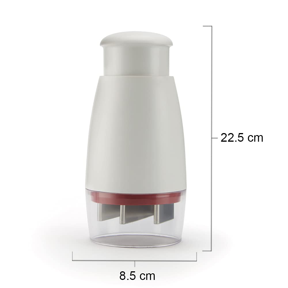 Zyliss E910012 Zick Zick Classic Hachoir Manuel, Plastique/acier inoxydable